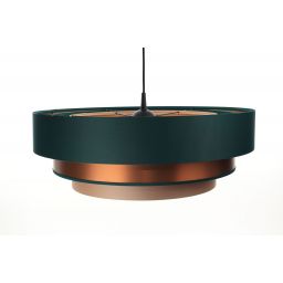 BPS Koncept Triniti lampa wisząca 1x60 W zielona-miedź 050-084-60