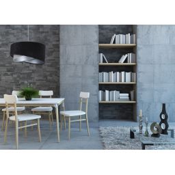 BPS Koncept Galaxy lampa wisząca 1x60 W czarna-szary/popielaty-srebrna 060-023