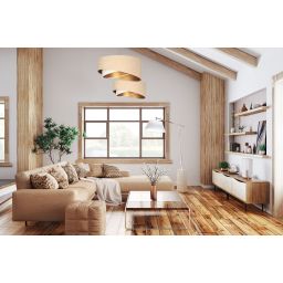 BPS Koncept Galaxy lampa wisząca 1x60 W biała-złota-beżowa 060-030