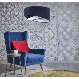 BPS Koncept Galaxy lampa wisząca 1x60 W biała-granatowa 060-042