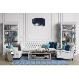 BPS Koncept Galaxy lampa wisząca 1x60 W srebrna-granatowa 060-043