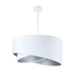 BPS Koncept Galaxy lampa wisząca 1x60 W biała-srebrna 060-061