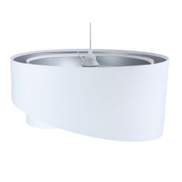 BPS Koncept Galaxy lampa wisząca 1x60 W biała-srebrna 060-061