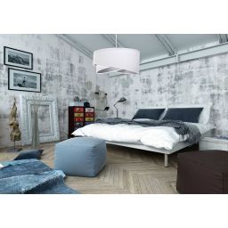 BPS Koncept Galaxy lampa wisząca 1x60 W biała-srebrna 060-061