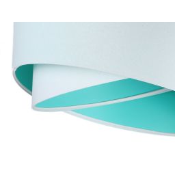 BPS Koncept Galaxy lampa wisząca 1x60 W biała-miętowa 060-063