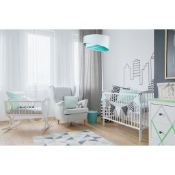 BPS Koncept Galaxy lampa wisząca 1x60 W biała-miętowa 060-063