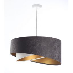 BPS Koncept Galaxy lampa wisząca 1x60 W biała-złota-grafitowa 060-078