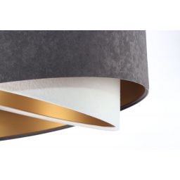 BPS Koncept Galaxy lampa wisząca 1x60 W biała-złota-grafitowa 060-078