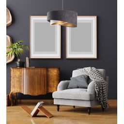 BPS Koncept Galaxy lampa wisząca 1x60 W biała-złota-grafitowa 060-078