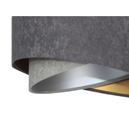 BPS Koncept Galaxy lampa wisząca 1x60 W złota-szary/popielaty-srebrna-grafitowa 060-080