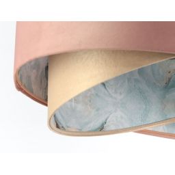 BPS Koncept Galaxy lampa wisząca 1x60 W różowa-wzór-beżowa 060-145