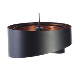 BPS Koncept Galaxy lampa wisząca 1x60 W czarna-miedź 060-165