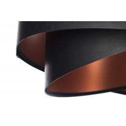 BPS Koncept Galaxy lampa wisząca 1x60 W czarna-miedź 060-165