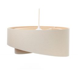 BPS Koncept Boho lampa wisząca 1x60 W kremowa-beżowa 060-182