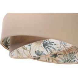 BPS Koncept Boho lampa wisząca 1x60 W zielona-beżowa 060-184