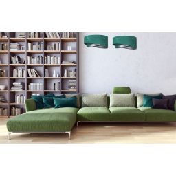 BPS Koncept Galaxy lampa wisząca 1x60 W zielona-srebrna 060-4-002