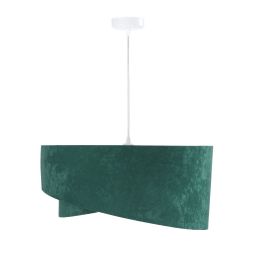 BPS Koncept Galaxy lampa wisząca 1x60 W zielona-wzór 060-4-436