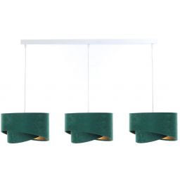 BPS Koncept Galaxy lampa wisząca 3x60 W biała-zielona-złota 060-L3-003