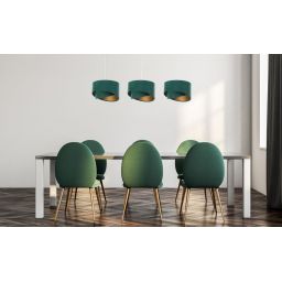 BPS Koncept Galaxy lampa wisząca 3x60 W biała-zielona-złota 060-L3-003