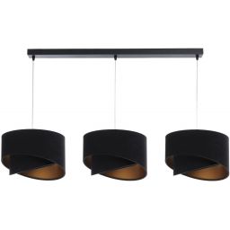 BPS Koncept Galaxy lampa wisząca 3x60 W czarna-złota 060-L3-009CZ