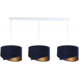 BPS Koncept Galaxy lampa wisząca 3x60 W biała-złota-niebieska 060-L3-044