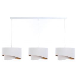 BPS Koncept Galaxy lampa wisząca 3x60 W biała-złota 060-L3-062
