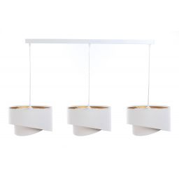 BPS Koncept Galaxy lampa wisząca 3x60 W biała-złota 060-L3-062