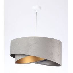 BPS Koncept Galaxy lampa wisząca 1x60 W złota-szary/popielaty-srebrna 060-MIX-013