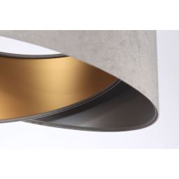 BPS Koncept Galaxy lampa wisząca 1x60 W złota-szary/popielaty-srebrna 060-MIX-013