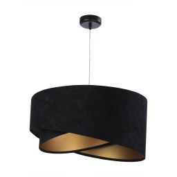 BPS Koncept Galaxy lampa wisząca 1x60 W czarna-złota 060-009