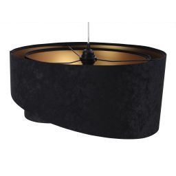 BPS Koncept Galaxy lampa wisząca 1x60 W czarna-złota 060-009