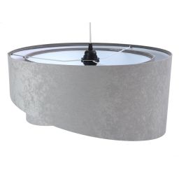 BPS Koncept Galaxy lampa wisząca 1x60 W biała-szary/popielaty 060-012