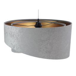 BPS Koncept Galaxy lampa wisząca 1x60 W złota-szary/popielaty 060-014