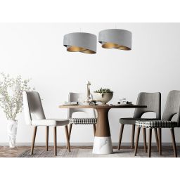 BPS Koncept Galaxy lampa wisząca 1x60 W złota-szary/popielaty 060-014