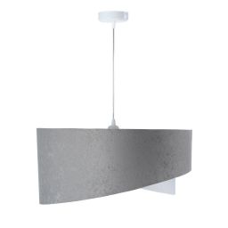 BPS Koncept Galaxy lampa wisząca 1x60 W biała-szary/popielaty-srebrna 060-021