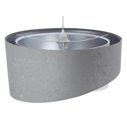 BPS Koncept Galaxy lampa wisząca 1x60 W biała-szary/popielaty-srebrna 060-021