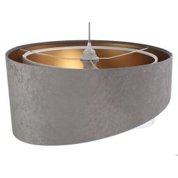 BPS Koncept Galaxy lampa wisząca 1x60 W biała-złota-szary/popielaty 060-024