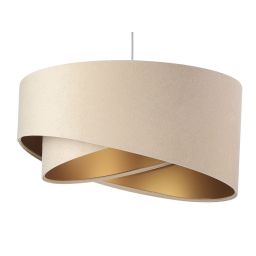 BPS Koncept Galaxy lampa wisząca 1x60 W złota-beżowa 060-029