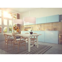 BPS Koncept Galaxy lampa wisząca 1x60 W biała-kremowa 060-032