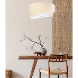 BPS Koncept Galaxy lampa wisząca 1x60 W biała-kremowa 060-032