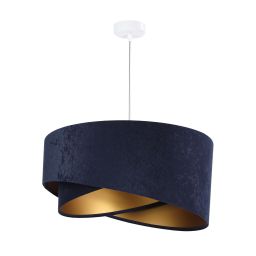 BPS Koncept Galaxy lampa wisząca 1x60 W złota-granatowa 060-044