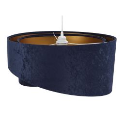 BPS Koncept Galaxy lampa wisząca 1x60 W złota-granatowa 060-044