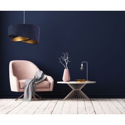 BPS Koncept Galaxy lampa wisząca 1x60 W złota-granatowa 060-044