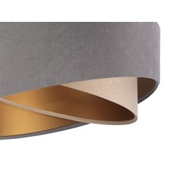 BPS Koncept Galaxy lampa wisząca 1x60 W złota-szary/popielaty-beżowa 060-050