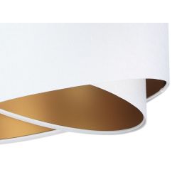 BPS Koncept Galaxy lampa wisząca 1x60 W biała-złota 060-062