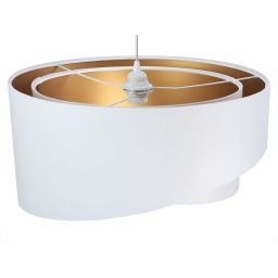 BPS Koncept Galaxy lampa wisząca 1x60 W biała-złota 060-062