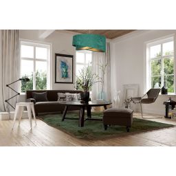 BPS Koncept Galaxy lampa wisząca 1x60 W zielona-złota 060-4-003