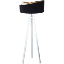 BPS Koncept Galaxy lampa stojąca 1x60 W biała-czarna-złota 060P-025W