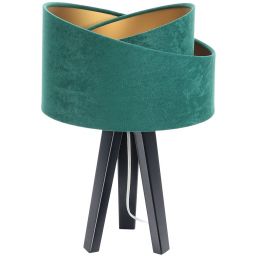 BPS Koncept Galaxy lampa stołowa 1x60 W czarna-zielona-złota 060S-003CZ