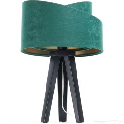 BPS Koncept Galaxy lampa stołowa 1x60 W czarna-zielona-złota 060S-003CZ